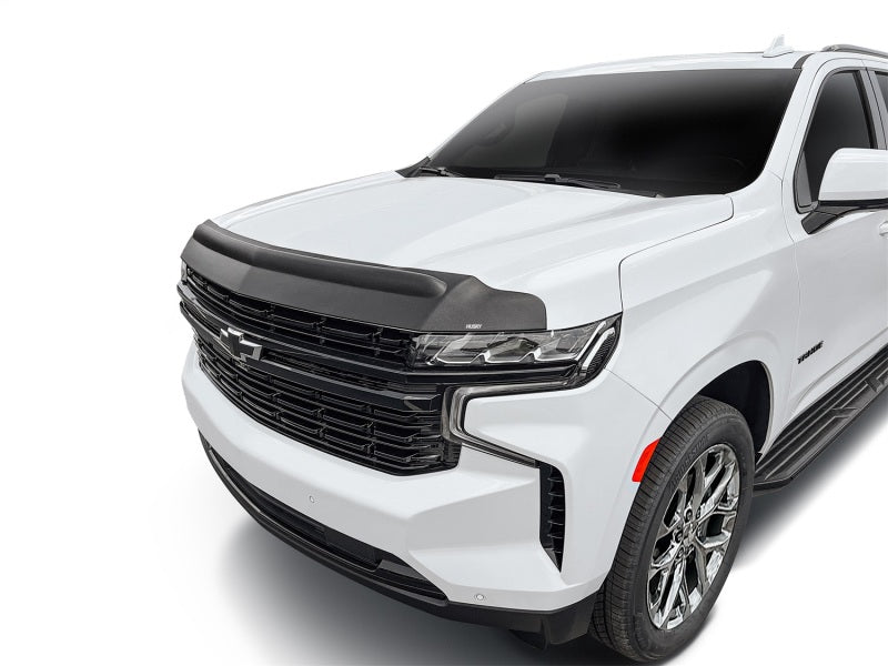 Husky Liners Aeroskin Hood Protector II Low Profile - Tex. For 2007-2013 Chevy Silverado 1500 - Black