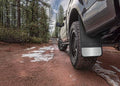 Husky Liners Universal 12in Wide Rubber Rear Mud Flaps w/ Weight For 1999-2020 Chevy Silverado 1500 / 1994-2010 Ram 1500 & 1988-2020 2500/3500 - Black