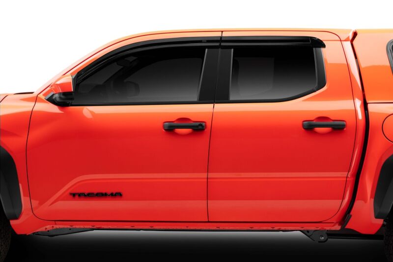Husky Liners Ventvisor Window Deflectors Low Profile (4pc) For 2024 Toyota Tacoma Double Cab - Smoke
