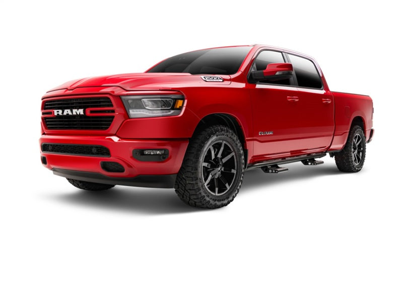 N-Fab RKR Step System 1.75in Rock Rails w/ Detachable Steps For 2019 Ram 1500 Crew Cab (All Beds) - Cab Length - Textured Black