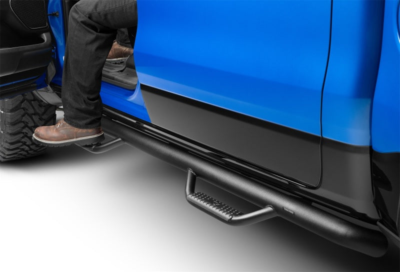 N-Fab Nerf Step Hoop Step Bars For 2019-2020 Ram 1500 Quad Cab - Cab Length - Textured Black