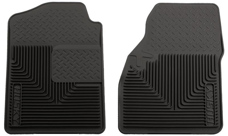 Husky Liners Heavy Duty Front Floor Mats For 2000-2006 Chevy Silverado 1500 / GMC Sierra 1500 & 1999-2007 2500/3500 - Black