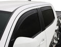 Husky Liners Ventvisor Window Deflectors Low Profile 4pc For 2005-2015 Toyota Tacoma Crew Cab/Double Cab - Matte Black