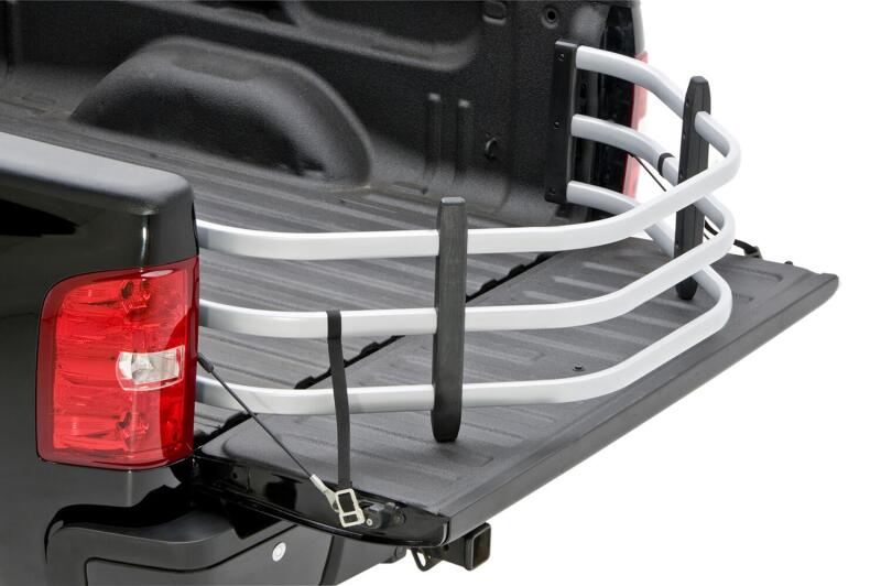 AMP Research BedXtender HD Sport Truck Bed Extender For 2019-2023 Ram 1500 (Excl. RamBox & Multifunction Tailgate; Standard Bed) - Silver