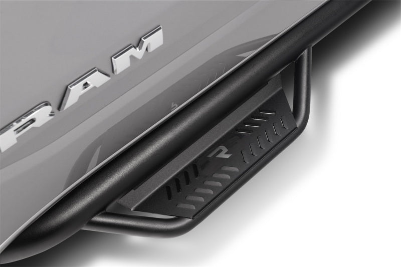 N-Fab Podium LG 3in Nerf Bars For 2019-2020 Ram 1500 Crew Cab - Cab Length - Textured Black