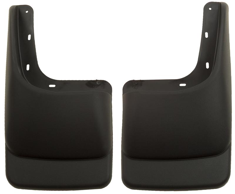 Husky Liners Custom-Molded Rear Mud Guards (w/Flares/Run. Board) For 2004-2012 Ford F-150 - Black