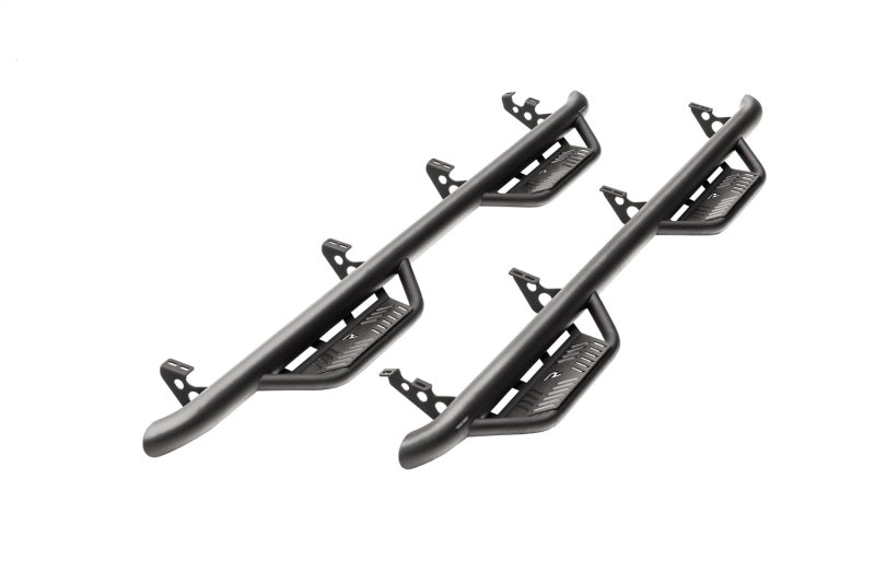 N-Fab Podium LG 3in Nerf Bars For 2019-2020 Ram 1500 Crew Cab - Cab Length - Textured Black