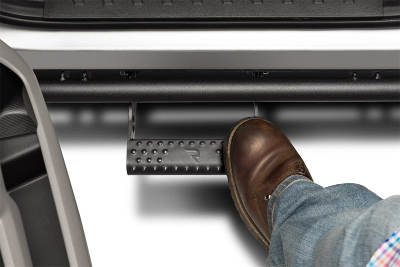 N-Fab RKR Step System 1.75in Rock Rails w/ Detachable Steps For 2015-2017 Ford F-150 SuperCrew - Textured Black