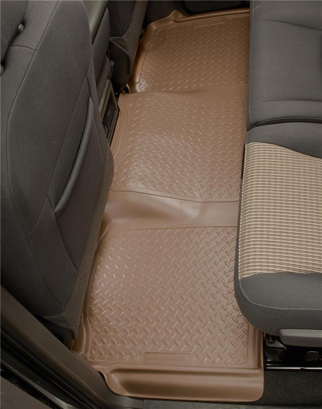 Husky Liners Classic Style 2nd Seat Floor Liners For 2001-2002 Ford F-150 SuperCrew - Black