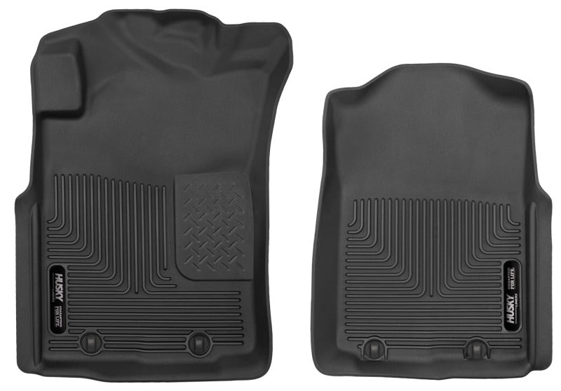 Husky Liners X-act Contour Front Floor Liners For 2005-2011 Toyota Tacoma Regular Cab - Black