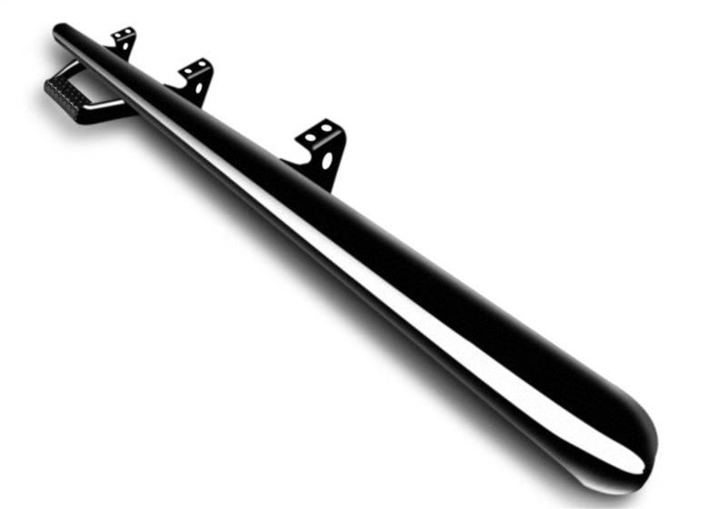 N-Fab Nerf Step Hoop Step Bars For 2019-2020 Chevy Silverado 1500 / GMC Sierra 1500 & 2020 2500/3500 Regular Cab - Cab Length - Gloss Black