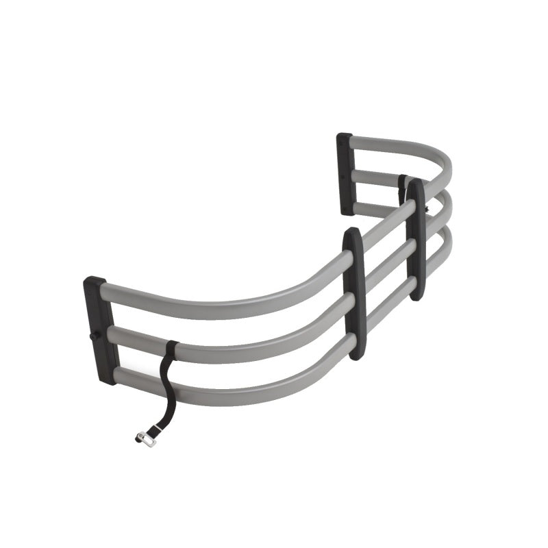 AMP Research BedXtender HD Max Truck Bed Extender For 2004-2022 Ford F-150 / 2022 Ford F-150 Lightning (Excl. 04 Heritage) - Silver