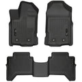 Husky Liners WeatherBeater Front & 2nd Seat Floor Liners For 2024 Toyota Tacoma Crew Cab/Double Cab (Non-Hybrid) - Black