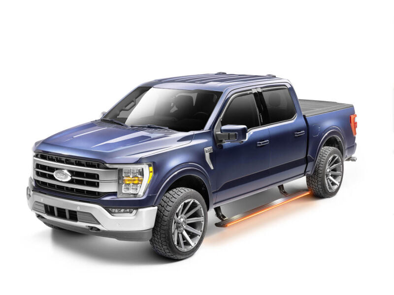 AMP Research PowerStep Vision Electric Running Boards For 2021-2024 Ford F-150 SuperCrew