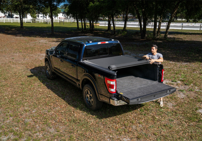 BAK Revolver X4s Hard Roll-Up Tonneau Cover For 2021-2026 Ford F-150 8 ft (8'2"/97.6") Bed