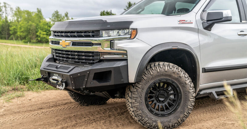 Husky Liners RVL Fender Flares - 4 Piece Set For 2019-2023 Chevy Silverado 1500 - Black