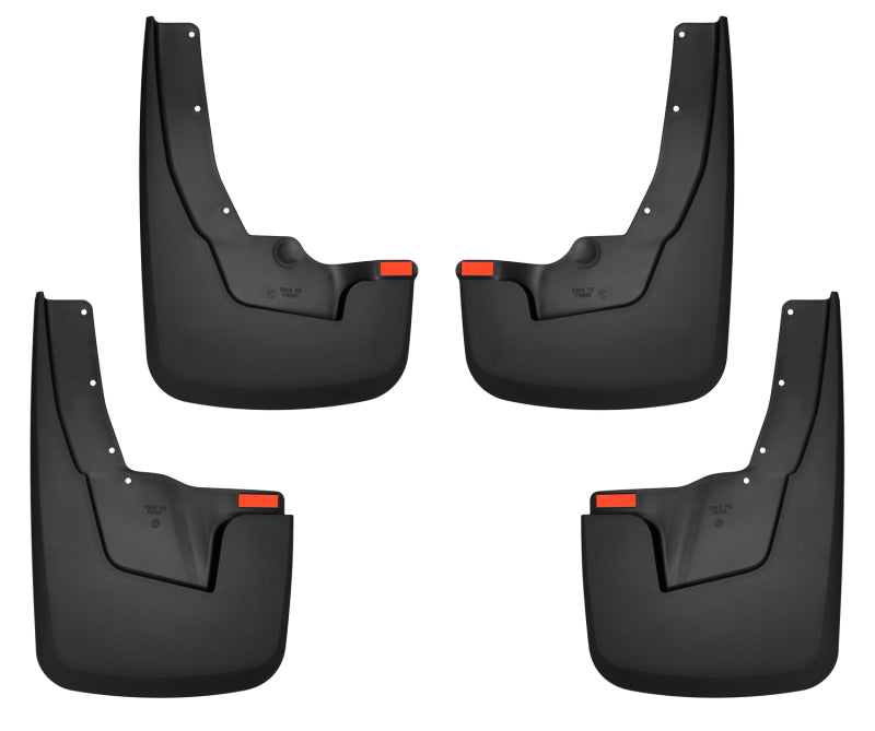 Husky Liners Fender Flares Custom-Molded Front & Rear Mud Guards For 2019-2022 Ram 1500 - Black