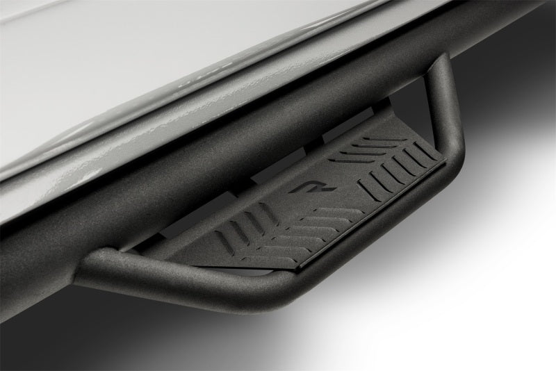 N-Fab Podium LG 3in Nerf Bars For 2014-2017 Chevy Silverado 1500 / GMC Sierra 1500 & 2015-2017 2500/3500 Double Cab - Textured Black