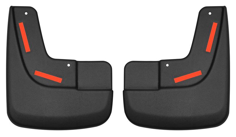 Husky Liners Custom-Molded Front Mud Guards For 2017-2018 Ford F-150 - Black