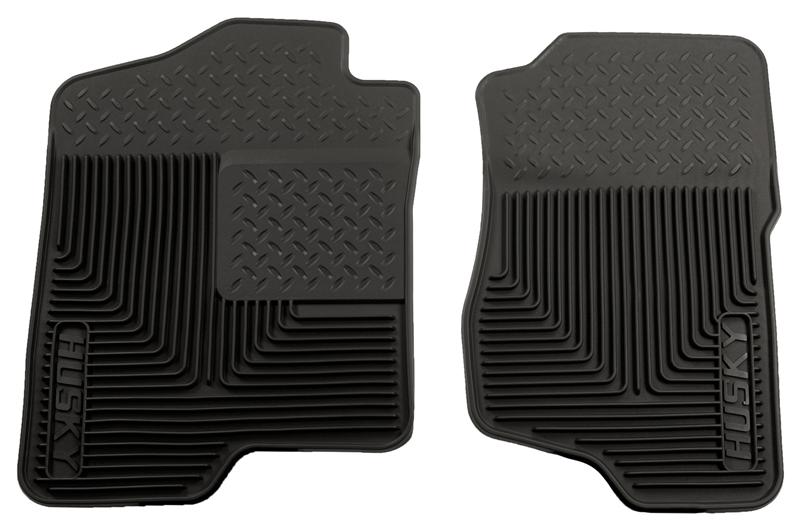 Husky Liners Heavy Duty Front Floor Mats For 2007-2012 Chevy Silverado 1500 / GMC Sierra 1500 & 2007-2014 2500/3500 - Black