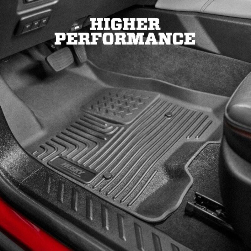 Husky Liners WeatherBeater Front Floor Liners For 1999-2006 Chevy Silverado 1500 & 1999-2007 2500/3500 Regular Cab - Black