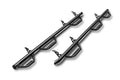 N-Fab Nerf Step 3in Hoop Step Bars For 2007-2013 Chevy Silverado 1500 / GMC Sierra 1500 & 2007-2010 2500/3500 Extended Cab 8 ft Bed - Bed Access - Gloss Black
