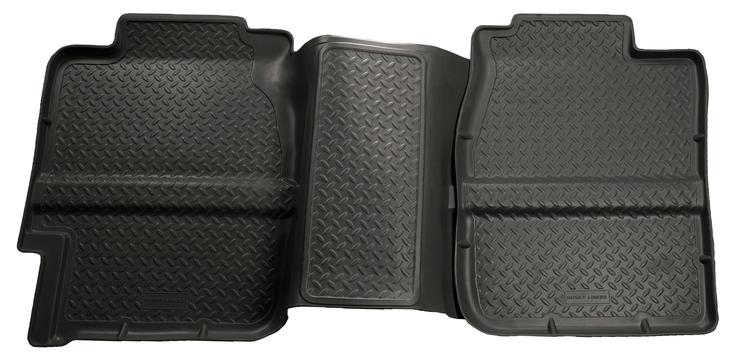 Husky Liners Classic Style 2nd Seat Floor Liners For 1999-2006 Chevy Silverado 1500 / GMC Sierra 1500 & 1999-2007 2500/3500 Extended Cab - Black