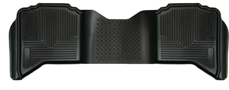 Husky Liners X-act Contour 2nd Seat Floor Liners For 2005-2014 Toyota Tacoma Crew Cab - Black