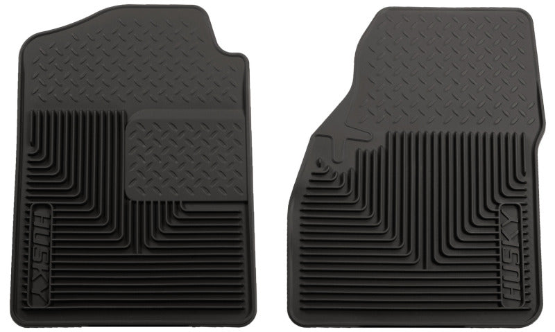 Husky Liners Heavy Duty Front Floor Mats For 2000-2006 Chevy Silverado 1500 / GMC Sierra 1500 & 1999-2007 2500/3500 - Black