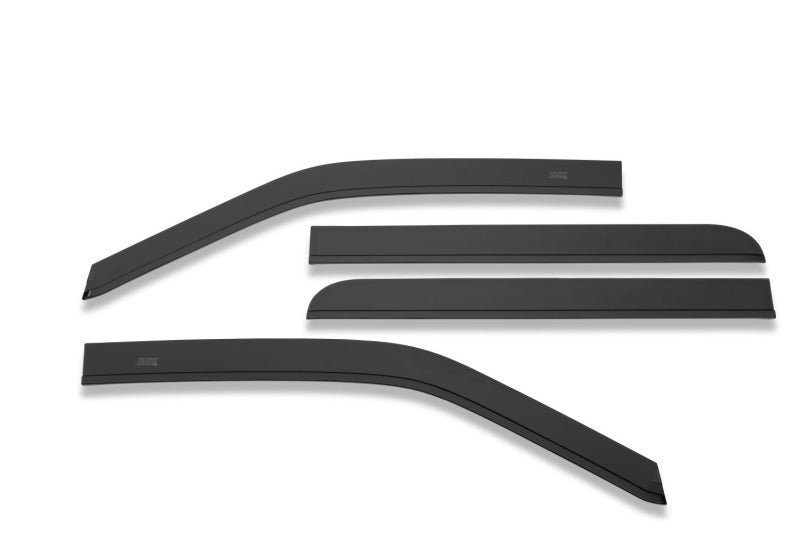 Husky Liners Ventvisor Window Deflectors Low Profile (4pc) For 2015-2024 Ford F-150 / 2022-2024 Ford F-150 Lightning (Incl. Raptor/Lightning) - Smoke