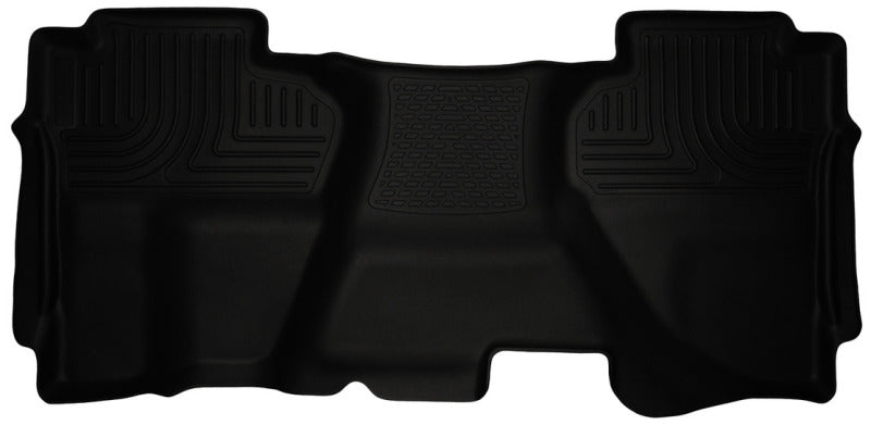 Husky Liners WeatherBeater 2nd Seat Floor Liners For 2007-2013 Chevy Silverado 1500 & 2007-2013 2500/3500 Extended Cab - Black