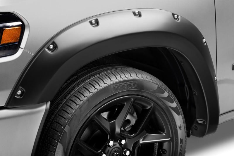 Husky Liners Pocket Style Fender Flares - 4pc For 2025 Ram 1500 (Excl. RHO & Tungsten) - Black