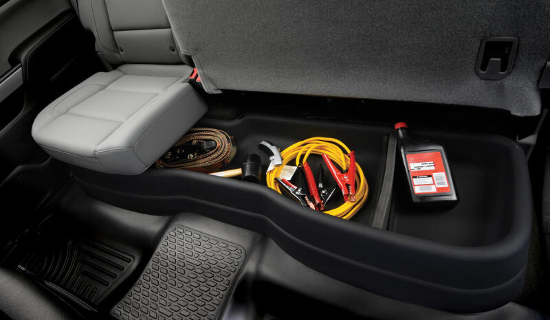 Husky Liners GearBox Under-Seat Storage (68.5in.) For 2007-2012 Chevy Silverado 1500 / GMC Sierra 1500 & 2007-2013 2500/3500 Extended Cab - Black