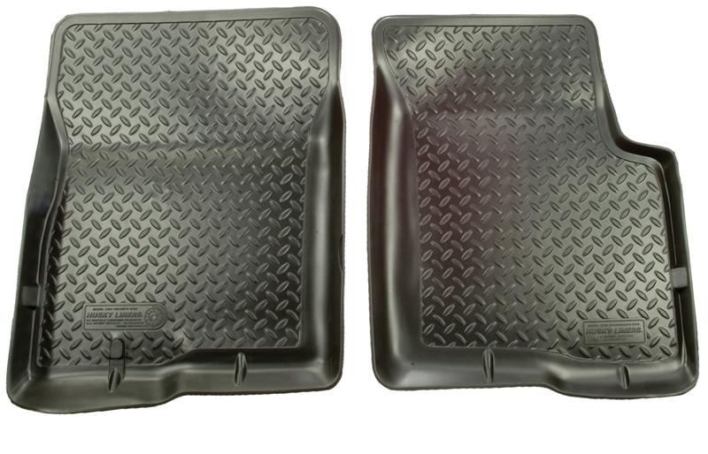 Husky Liners Classic Style Front Floor Liners For 1980-1996 Ford F-150 - Black