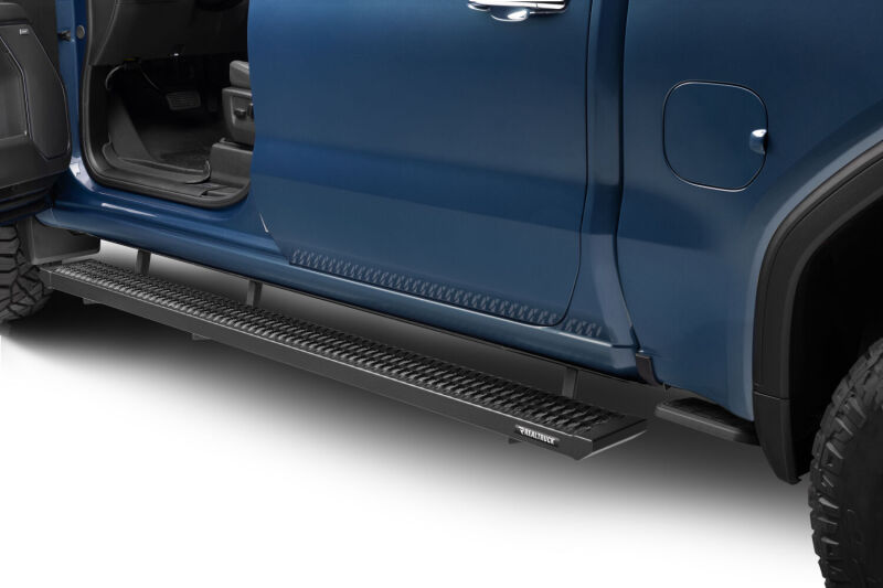 N-Fab Growler Fleet 7in Running Boards For 2019 Chevy Silverado 1500 / GMC Sierra 1500 Crew Cab - Cab Length - Textured Black