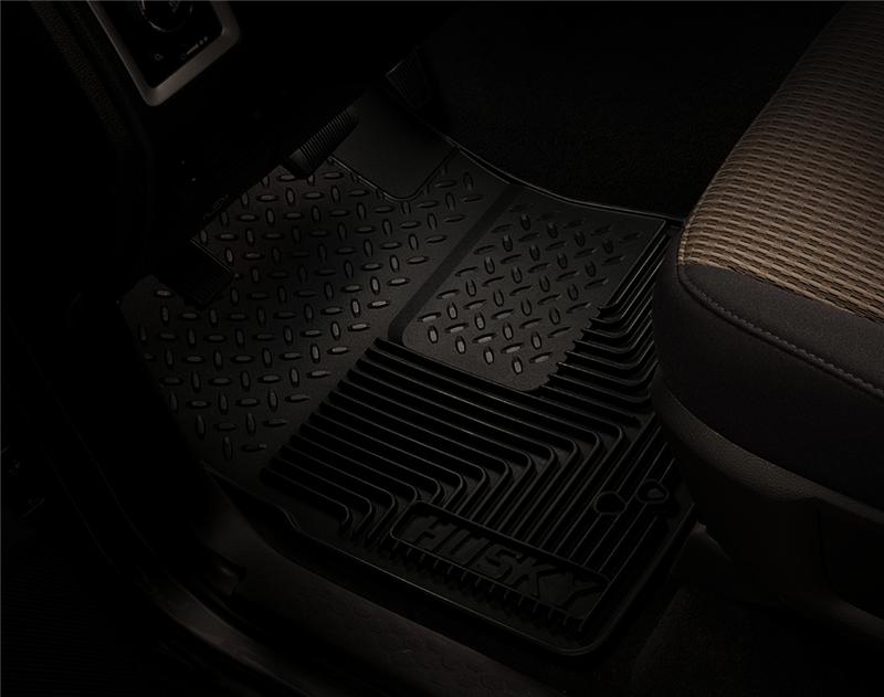 Husky Liners Heavy Duty Front Floor Mats For 2000-2006 Chevy Silverado 1500 / GMC Sierra 1500 & 1999-2007 2500/3500 - Black