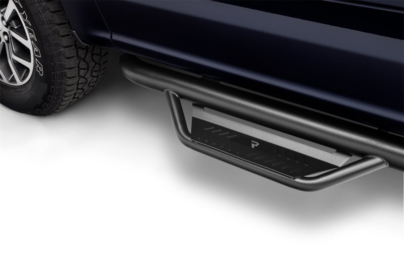 N-Fab Podium LG 3in Nerf Bars For 2015-2017 Ford F-150 SuperCrew - Textured Black