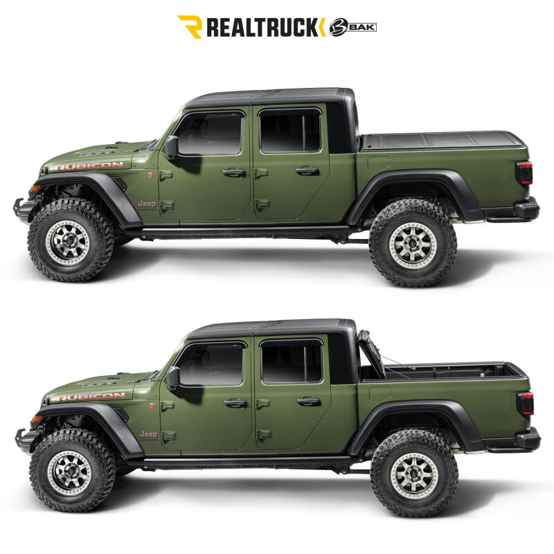 BAK BAKFlip MX4 TS Hard Folding Tonneau Cover For 2024-2025 Toyota Tacoma 6 ft (6'1"/73.7") Bed