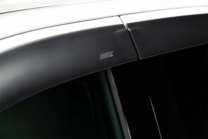 Husky Liners Ventvisor Window Deflectors Low Profile 4pc For 2005-2015 Toyota Tacoma Crew Cab/Double Cab - Matte Black