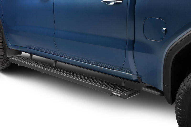 N-Fab Growler Fleet 7in Running Boards For 2019 Chevy Silverado 1500 / GMC Sierra 1500 Crew Cab - Cab Length - Textured Black