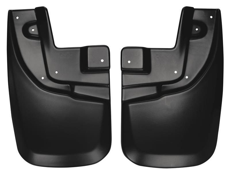 Husky Liners Custom-Molded Front Mud Guards For 2005-2012 Toyota Tacoma Crew Cab/Double Cab - Black