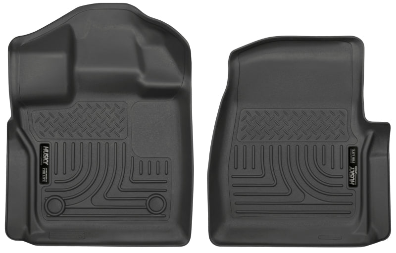 Husky Liners WeatherBeater Front Floor Liners For 2015-2023 Ford F-150 Regular Cab - Black