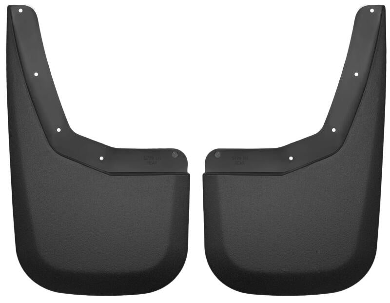Husky Liners Custom-Molded Rear Mud Guards For 2007-2012 Chevy Silverado 1500 & 2007-2014 2500/3500 - Black