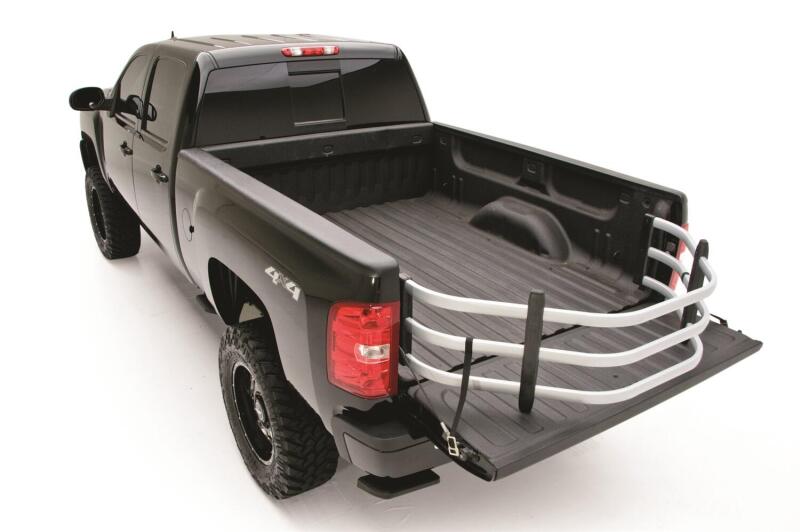 AMP Research BedXtender Truck Bed Extender For 2007-2017 Chevy Silverado 1500 / GMC Sierra 1500 & 2007-2019 2500/3500 (Standard Bed) - Silver