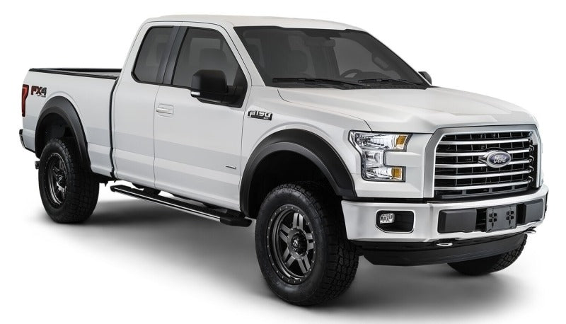 Husky Liners EAF Style Fender Flares - 4pc For 2015-2017 Ford F-150 (excl. Tech Pkg) - Black