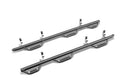 N-Fab Nerf Step 3in Hoop Step Bars For 2019 Chevy Silverado 1500 / GMC Sierra 1500 Crew Cab 5.5 ft Bed - Bed Access - Textured Black