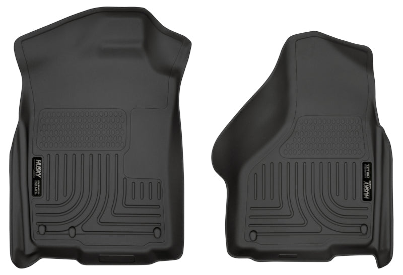 Husky Liners WeatherBeater Front Floor Liners For 2003-2012 Ram 1500 & 2002-2018 2500/3500 Quad Cab - Black