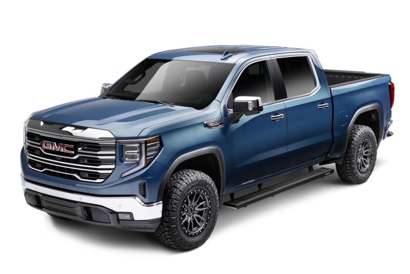 N-Fab Growler Fleet 7in Running Boards For 2019 Chevy Silverado 1500 / GMC Sierra 1500 Crew Cab - Cab Length - Textured Black