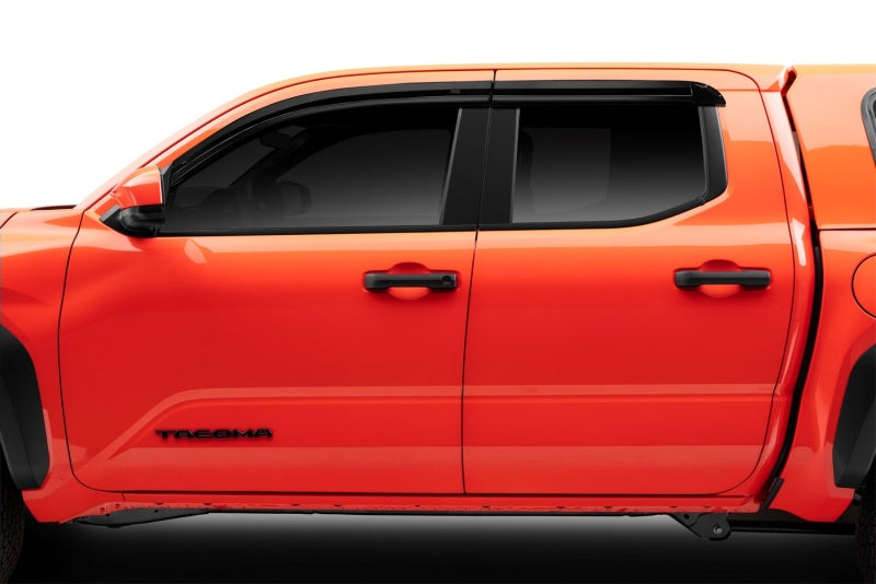 Husky Liners Ventvisor Window Deflectors Low Profile (4pc) For 2024 Toyota Tacoma Double Cab - Smoke