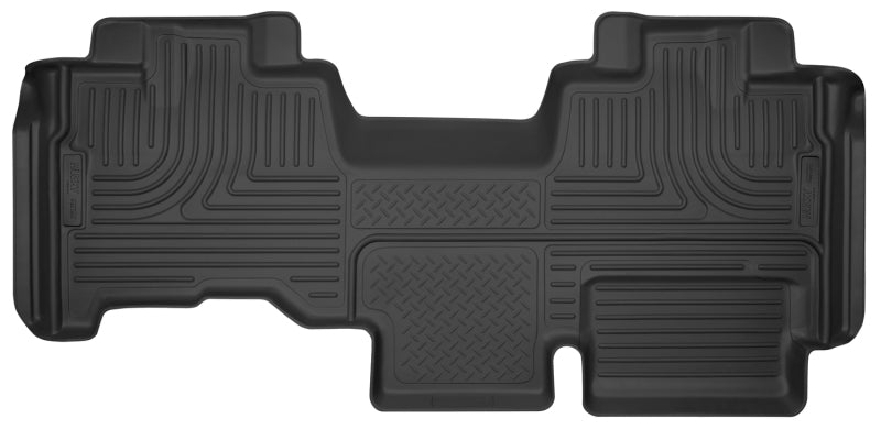 Husky Liners X-act Contour 2nd Seat Floor Liners For 2009-2014 Ford F-150 SuperCab - Black